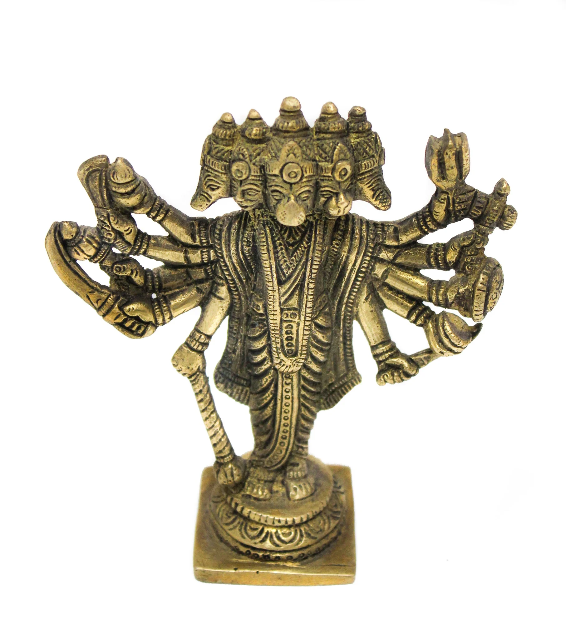  Brass Panchmukhi Hanuman 